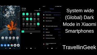 Guide: System wide dark mode in MIUI Themes