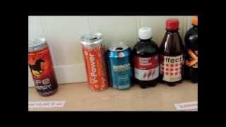 Shapes and sizes in my energy drink collection full HD