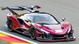 Apollo IE Intensa Emozione racing at Spa | INSANE V12 SOUND!