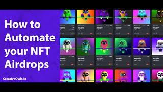 How to Automate your NFT Airdrops using dropys.com