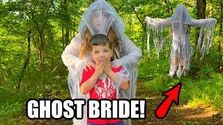 GHOST BRIDE in OUR HOUSE!! SOMETHING IS WRONG WITH AUBREY! The LEGEND of the GHOST BRIDE 