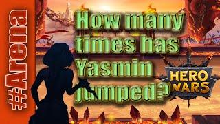 Hero Wars. Хроники Хаоса. How many times has Yasmin jumped?