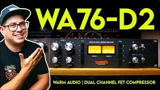 Introducing the WA76-D2: Warm Audio’s Dual 1176 ‘Rev D’ Compressor