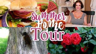 SUMMER /JULY 4TH HOME TOUR 2020! BURGER BAR, PIES & A GARDEN OF GOOD & EVIL