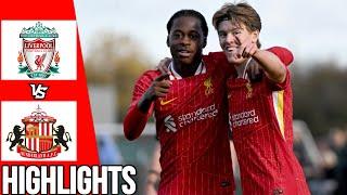 Liverpool vs Sunderland | WHAT A GAME| All Goals & Highlights | U18 Premier League | 26/10/24