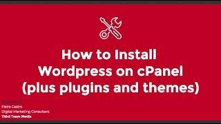 How to Install Wordpress on cPanel