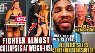 UFC Fighter ALMOST COLLAPSES after missing weight! UFC REJECTS Kevin Lee's Contender Series offer!