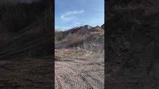 Honda 400X with HMF pipe climbs hills at the slags!
