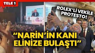 "Narin Güran cinayeti araştırılmasın diye oy verdiniz mi?" AKP'li Yenişehirlioğlu'na protesto şoku!