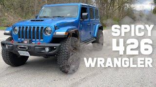 426 HEMI in a Wrangler? Spicy! 426 AMW4x4 Engine Conversion in a Jeep Wrangler Rubicon