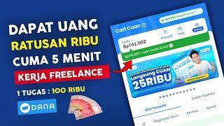 Dapat Duit  Cuma Dari 5 Menit Kerja Freelance - Cara Menghasilkan Uang Dari Internet