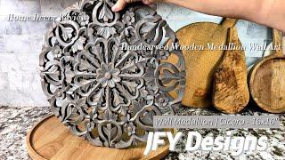 JFY Designs Wall Medallion Cicero - 16x16 |Home Decor Review