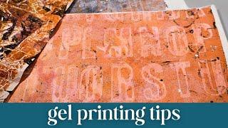 Easy Gel Printing Tips You Can Use For Collage Now!