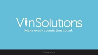 VinSolutions - Auto Dealer Management & Sales Software