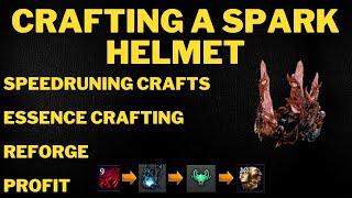 PoE 3.18 Crafting A Very Nice Spark Helmet. From The Base To Profit