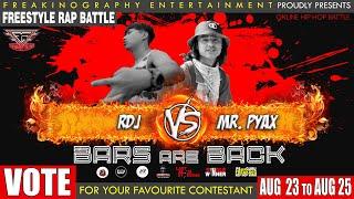 BARS ARE BACK | RDJ vs  MR PYAX | RAP BATTLE 2021 | NEPHOP INDIA FREAKINOGRAPHY ENTERTAINMENT