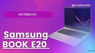 Notebook Samsung BOOK E20 para estudar e trabalhos simples