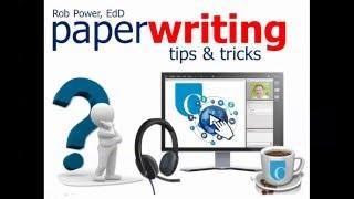 Paper Writing Tips - Getting Started