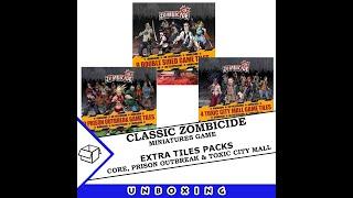 Zombicide (Classic): Extra Tiles Pack - Core Set, Prison Outbreak & Toxic City Mall