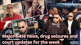 Major bikie news, court updates and drug busts for the week