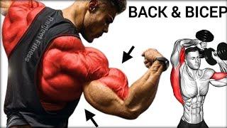 Back and Biceps training at gym | Back and biceps workout