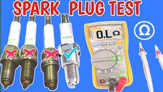 How to test a sparks plug with a multimeter ,scs automotive