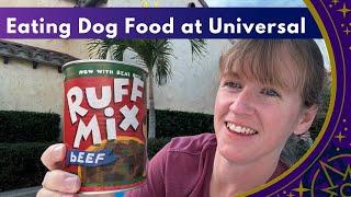 Universal Orlando Now Serving Dog Food to Guests? - DreamWorks Imagination Cafe Dog Man Menu Review