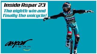 Inside Aspar - The eighth win for Alonso... and the unicycle!