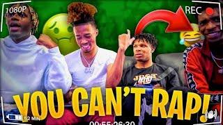 YALL CAN’T RAP ON FRIENDS * Hilarious Reaction*