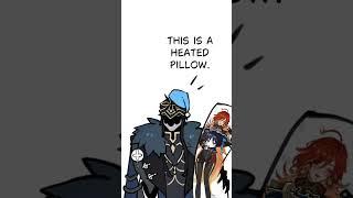 Capitano and his Mavuika pillow (Genshin Impact Comic Dub)