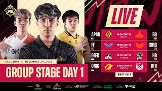 LIVE | DAY 1 | M5 World Championship Group Stage | (ENG)