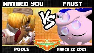 Middleground 2025 - Mathed You vs Faust - Pools SSBM
