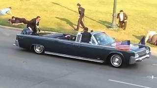 JFK MOTORCADE RE-ENACTMENT (FILMED FOR THE FICTIONAL STEPHEN KING MINI-SERIES "11/22/63")(OCT. 2015)