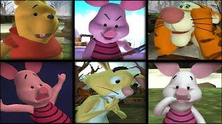 Piglet's Big Game Fail Cutscenes | Game Over (PS2)