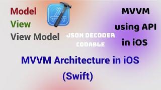 MVVM architecture pattern using API in iOS and Swift | 2023