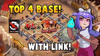 Top 4 Th16 War Base With Link | Only Exceed vs Mega Soltan Bases | Clash of clan.