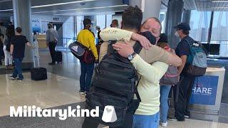 Family flies to see sailor son for a few hours | Militarykind