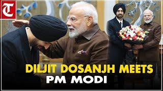 Singer-actor Diljit Dosanjh meets PM Narendra Modi