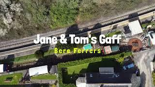 Drone flight near Bere Ferrers Railway Station