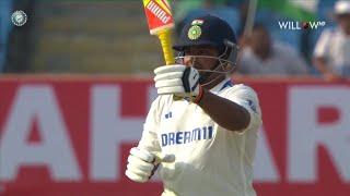 Sarfaraz Khan 62 runs vs England | 3rd Test - Day 1 - IND vs ENG