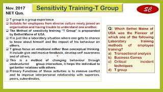 T Group- Sensitivity training