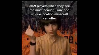 2b2t players when they see a beautiful location | #2b2t #minecraft #shorts