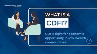 What is a CDFI?