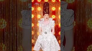 "A dress that changes colors when wet." #dragrace #shorts