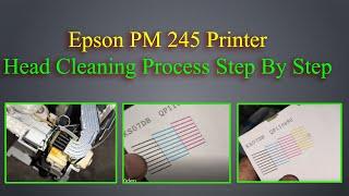 Epson PM 245 Head Cleaning Process Step By Step