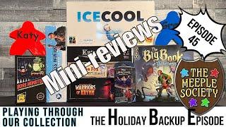 EP 45: the Holiday Back-up Episode: Playing through our collection: A board game challenge