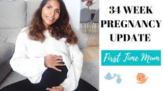 34 WEEK PREGNANCY UPDATE | BUMP SHOT | BIRTH PLAN HELP?? Bhavi Byrne