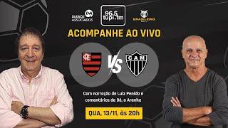 FLAMENGO 0 x 0 ATLÉTICO-MG - Campeonato Brasileiro - 33ª Rodada - 13/11/2024 - AO VIVO