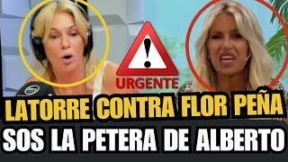 YANINA LATORRE APUNTO CONTRA FLOR PEÑA EN LOS PREMIOS MARTIN FIERRO