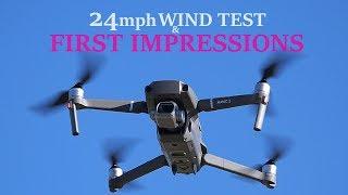 Mavic 2 Pro - STRONG Wind Test & First Impressions | DansTube.TV